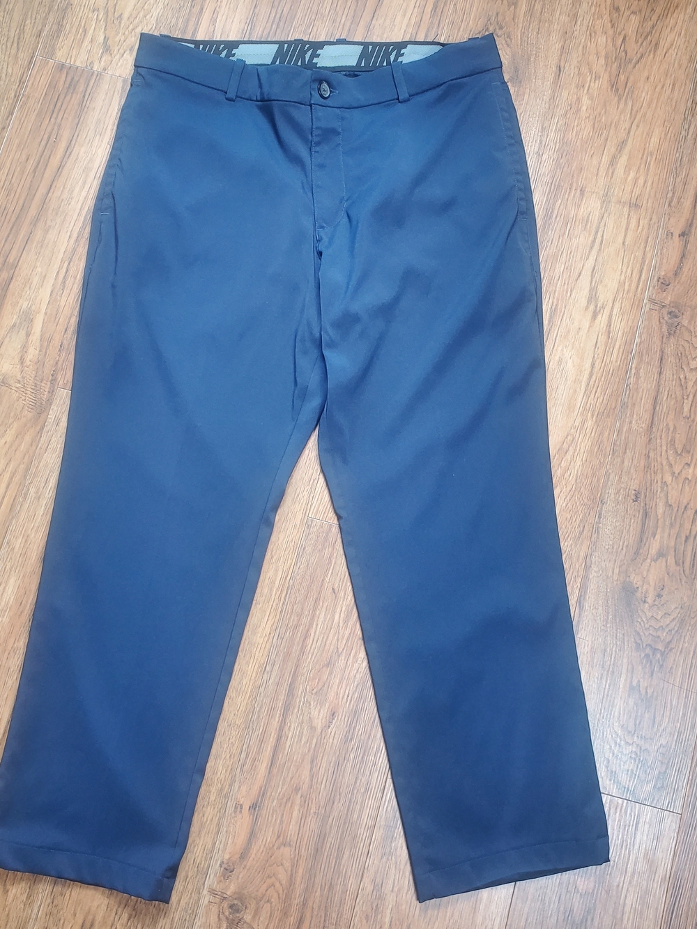 Nike Dri-FIT Golf Pants Men's 34x26 Navy Performance Stretch Straight Leg